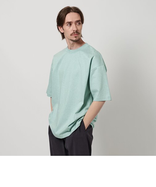 カラー メランジ クルーネック Tシャツ