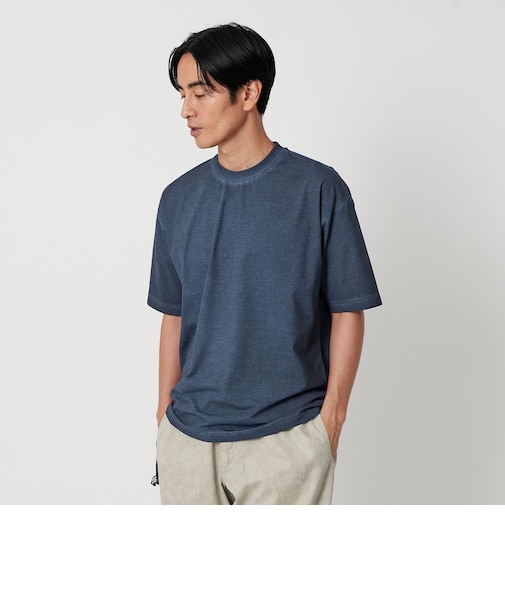 テック ガーメントダイ クルーネック Tシャツ