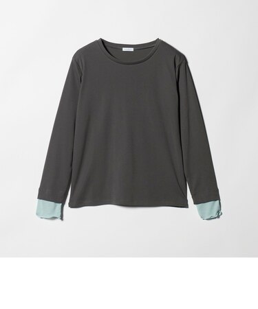 レイヤードスリーブ リブカットソー ＜A DAY IN THE LIFE＞