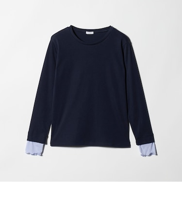 レイヤードスリーブ リブカットソー ＜A DAY IN THE LIFE＞