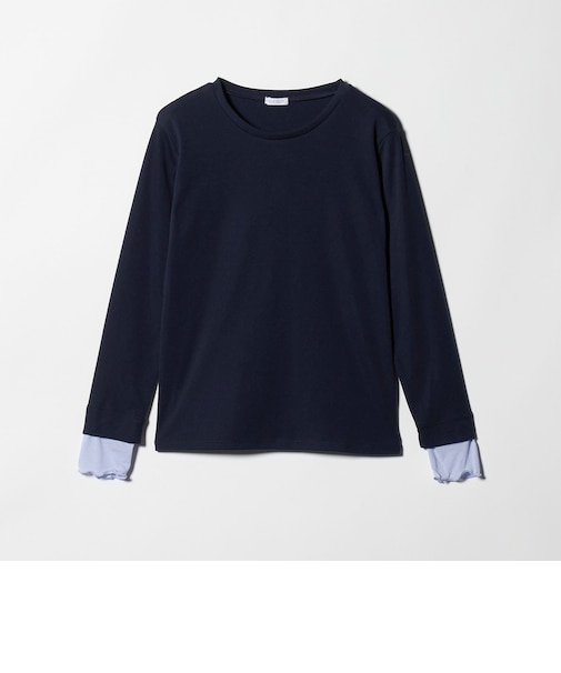 レイヤードスリーブ リブカットソー ＜A DAY IN THE LIFE＞