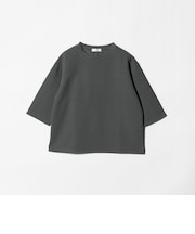 カットジョーゼット フットボールTシャツ 7分袖＜A DAY IN THE LIFE＞