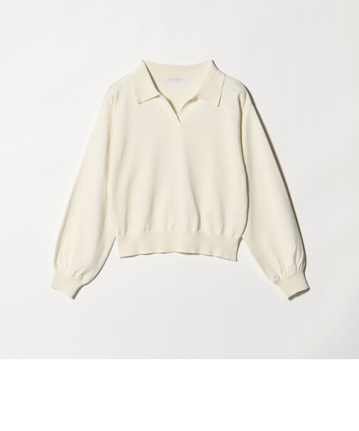 スキッパーポロ パフスリーブニット ‐ウォッシャブル‐ ＜A DAY IN THE LIFE＞