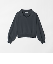 スキッパーポロ パフスリーブニット ‐ウォッシャブル‐ ＜A DAY IN THE LIFE＞