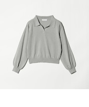 スキッパーポロ パフスリーブニット ‐ウォッシャブル‐ ＜A DAY IN THE LIFE＞