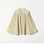 シャーリングギャザー スキッパーブラウス ＜A DAY IN THE LIFE＞