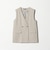 メッシュ 2ボタン ジレ ‐セットアップ対応・ウォッシャブル‐＜A DAY IN THE LIFE＞PE MESH 2B GILET