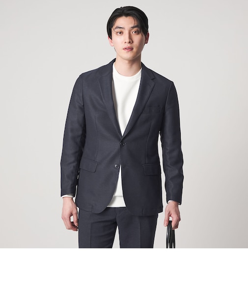 カラミ 2ボタン ジャケット-セットアップ対応・マシンウォッシャブル-＜A DAY IN THE LIFE＞