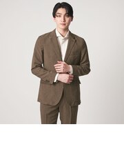 リネンライク ドビー 2ボタン ジャケット-セットアップ対応・マシンウォッシャブル-＜A DAY IN THE LIFE＞