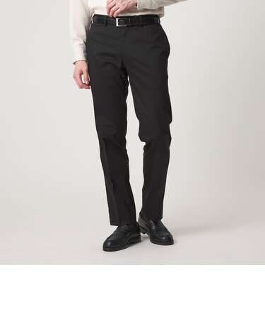 ツイル ノープリーツ テーパード スラックス -マシンウォッシャブル・接触冷感-<A DAY IN THE LIFE>