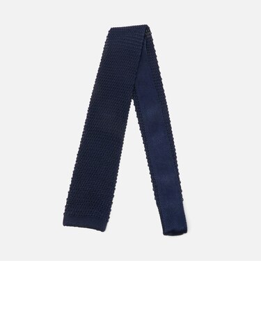 シルクニット ソリッド ネクタイ＜A DAY IN THE LIFE＞