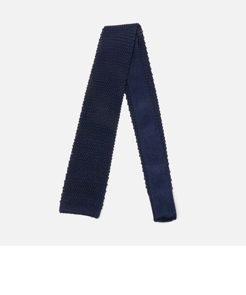 シルクニット ソリッド ネクタイ＜A DAY IN THE LIFE＞