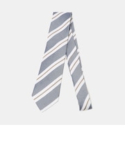 シルク リネン ストライプネクタイ 1＜A DAY IN THE LIFE＞