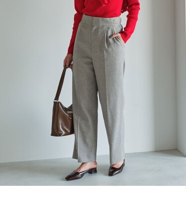 ［size SHORTあり］メランジツイル パンツ -ウォッシャブル-