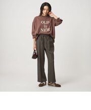 ［size SHORT/TALLあり］ニーハイフレアパンツ