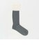 ＜MES CHAUSSETTES＞レイヤードライク リブソックス