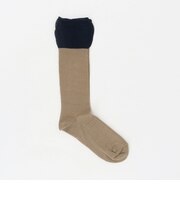 ＜MES CHAUSSETTES＞レイヤードライク リブソックス