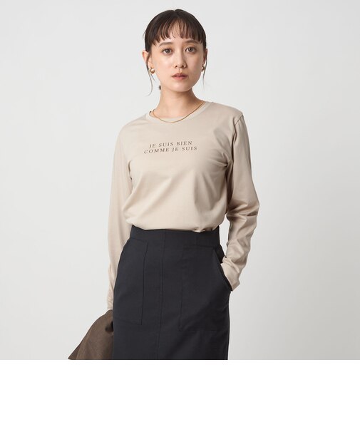 ロゴ ロングスリーブ カットソー