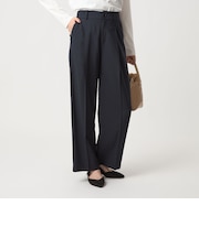 ［size SHORT/TALLあり］キチントボトムス カバー ワイド パンツ