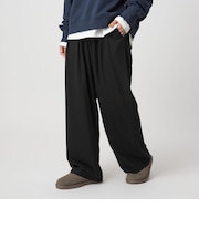 ＜at ease＞スラックス パンツ マシンウォッシャブル ストレッチ 帯電防止