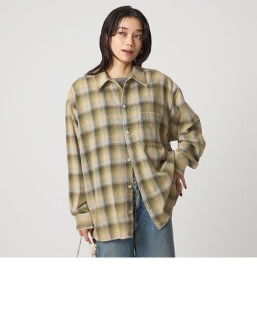 【別注】＜UNIVERSAL OVERALL＞ヴィンテージライク チェック シャツ