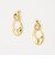 Wオーバルリング ピアス