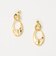 Wオーバルリング ピアス