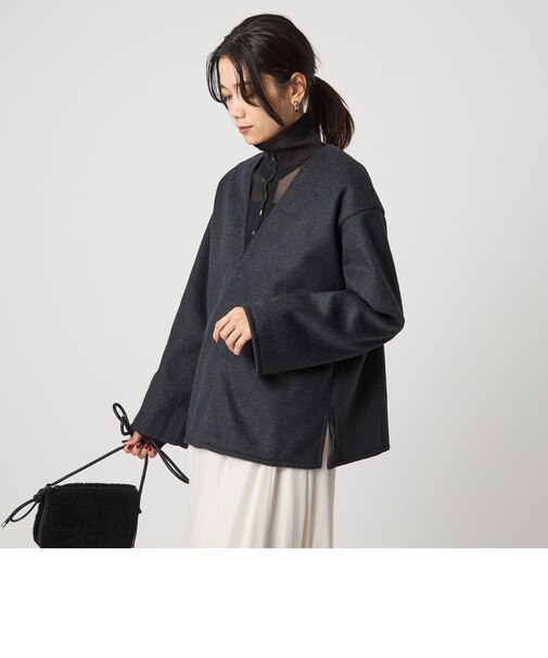 シャギー Vネック プルオーバー