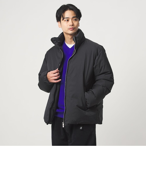 Steven Alan＞ パーテックス オーバル スタンドカラー ブルゾン