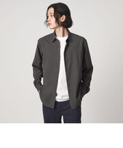 リネンライク スラブドビー リラックス レギュラーカラーシャツ-吸水速乾-<A DAY IN THE LIFE>