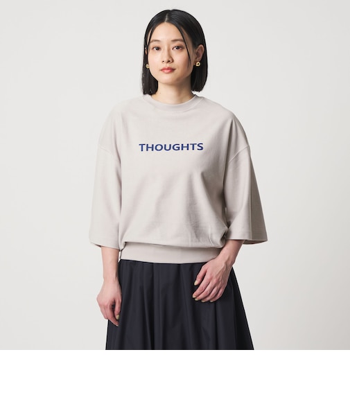 バックウラケ プリントプルオーバー 7分袖 ＜A DAY IN THE LIFE＞