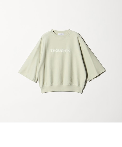 バックウラケ プリントプルオーバー 7分袖 ＜A DAY IN THE LIFE＞