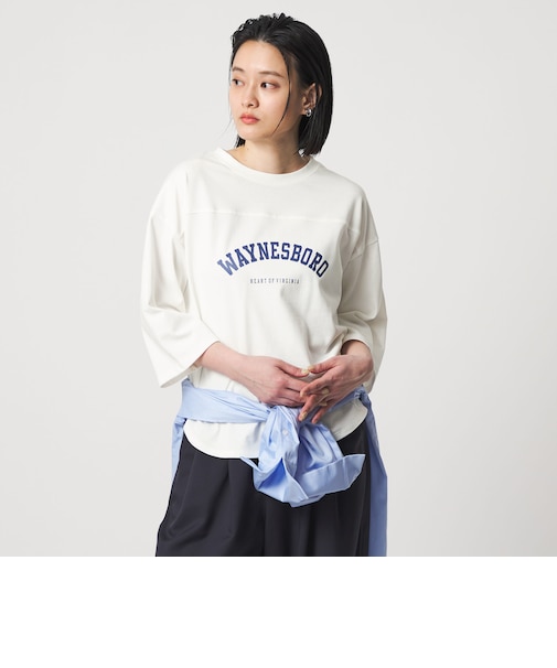 プリント フットボールT 7分袖 ＜A DAY IN THE LIFE＞