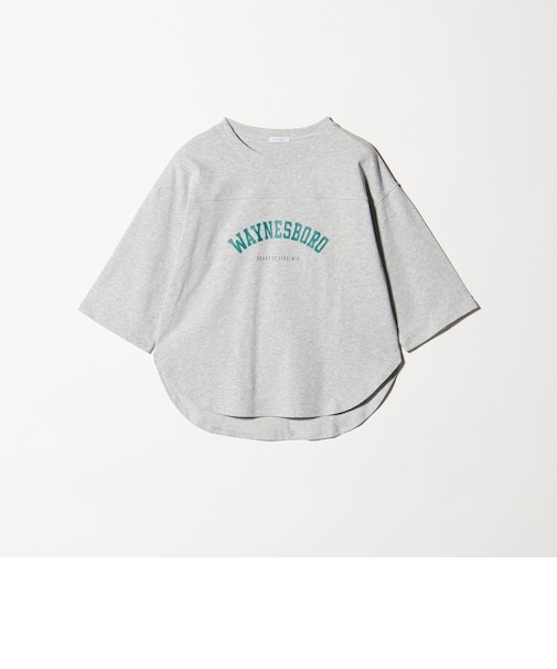 プリント フットボールT 7分袖 ＜A DAY IN THE LIFE＞