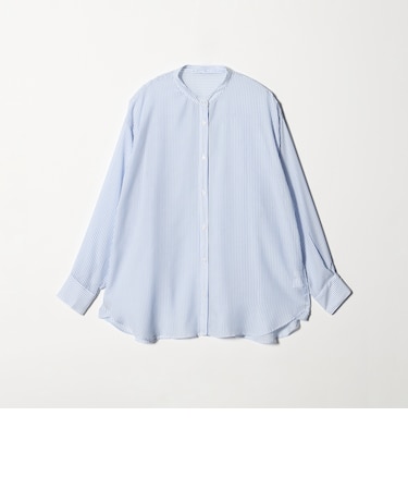 シアーストライプ バンドカラーシャツ ＜A DAY IN THE LIFE＞