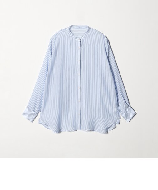 シアーストライプ バンドカラーシャツ ＜A DAY IN THE LIFE＞