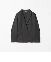 スラブツイル 4ボタン ダブルジャケット ‐セットアップ対応・マシンウォッシャブル‐ ＜A DAY IN THE LIFE＞