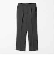 スラブツイル タックストレートパンツ ‐セットアップ対応・マシンウォッシャブル‐