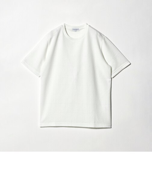 バウンシー タイルジャガード ジャストカットソー＜A DAY IN THE LIFE＞