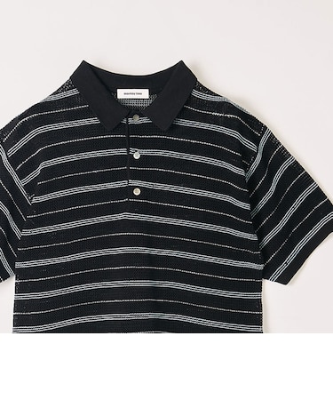 シルケット USAコットン ボーダー ポロシャツ