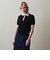 ＜Steven Alan＞バイカラー ポロカラーニット