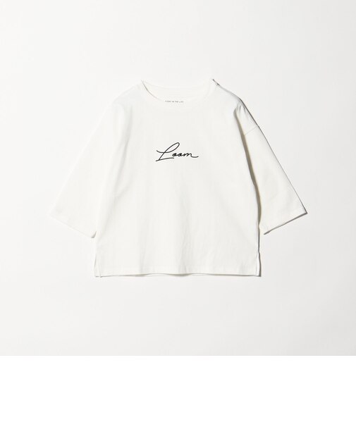 ＜LOOM NIPPON SAKURA PROJECT＞エンブロイダリー 7分袖Tシャツ  ＜A DAY IN THE LIFE＞
