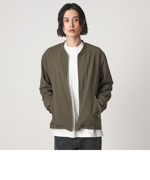 Steven Alan＞ パーテックス オーバル スタンドカラー ブルゾン