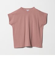 コットン ハイネック フレンチスリーブTシャツ <A DAY IN THE LIFE>