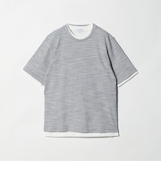 ライト ドビーワッフル レイヤードカットソー＜A DAY IN THE LIFE＞