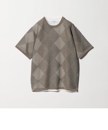 アブストラクト レイヤード リラックス カットソー-ウォッシャブル-＜A DAY IN THE LIFE＞