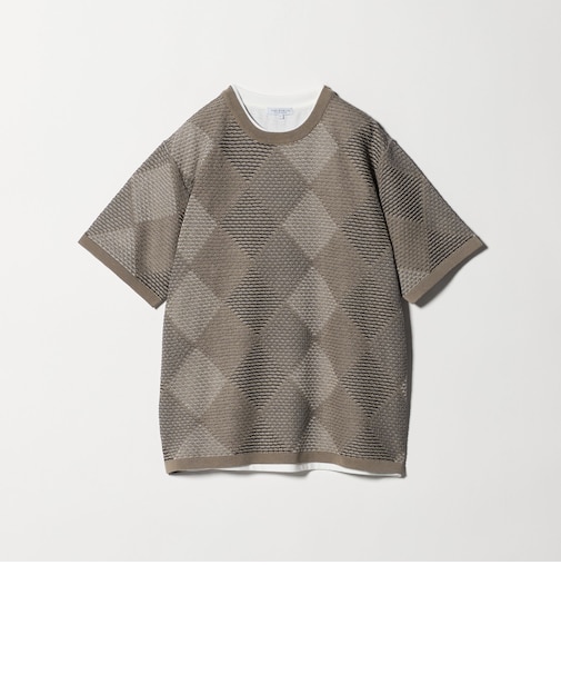 アブストラクト レイヤード リラックス カットソー-ウォッシャブル-＜A DAY IN THE LIFE＞