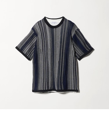 アブストラクト レイヤード リラックス カットソー-ウォッシャブル-<A DAY IN THE LIFE>