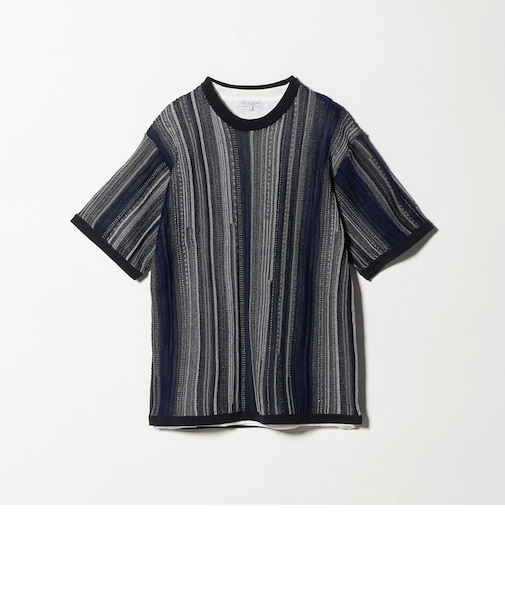 アブストラクト レイヤード リラックス カットソー-ウォッシャブル-<A DAY IN THE LIFE>