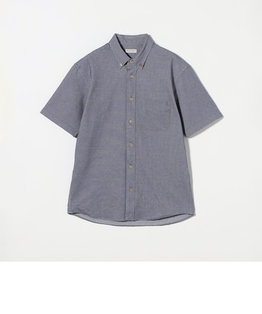 クイック シャンブレー ボタンダウン 半袖シャツ ‐ストレッチ 吸水速乾 ‐